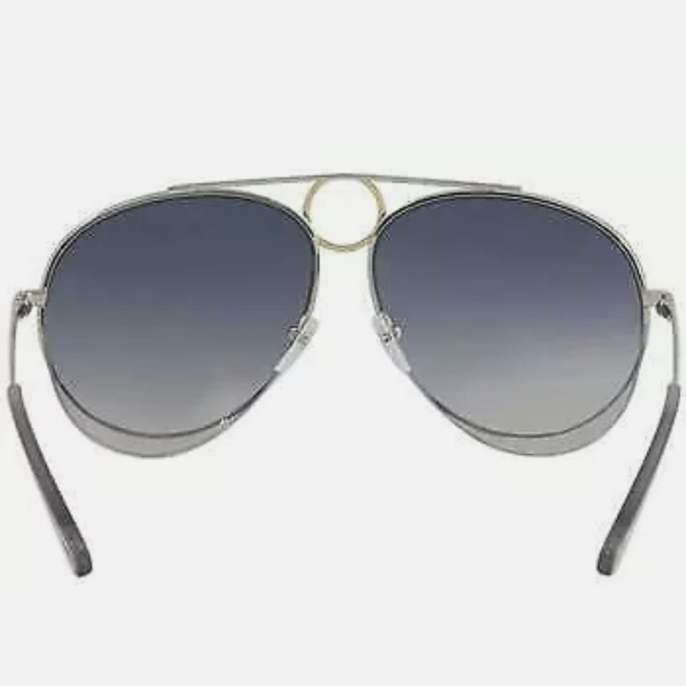 Chloe Semi Rimless Aviator Sunglasses Designer Luxury Celebrity Style - Picture 4 of 5